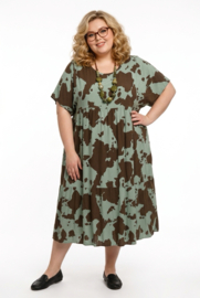 ITALIA MODA viscose A-lijn jurk