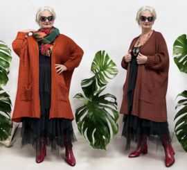 amandine oversized  viscose super zacht  gebreide vest  /in meerdere kleuren
