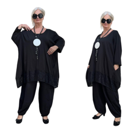 Vincenzo Allocca oversized viscose A-lijn jurk/tuniek apart