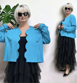 Ophilia viscose punta korte blazer stretch