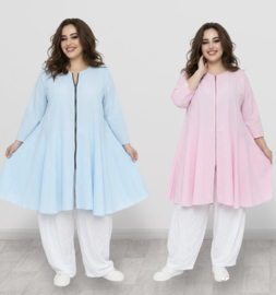 AKH  katoen  A-lijn vest/tuniek/blazer /in meerdere kleuren