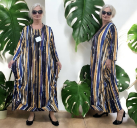 IZZY Style viscose ballon jurk met zakken /stretch