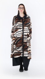 AKH oversized viscose mix blazer/hemd/stretch