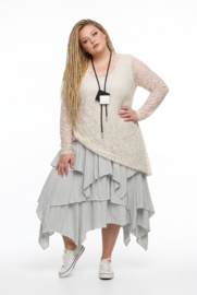 ITALIA MODA  oversized  KANTEN viscose top( veel stretch)/in meerdere kleuren