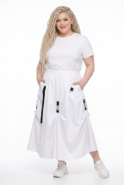 Vincenzo Allocca  oversized katoen rok