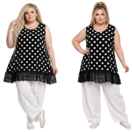 AKH oversized viscose mix A-lijn tuniek/top