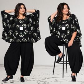 Naveed  oversized viscose punta jersey top