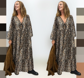 Vincenzo Allocca oversized viscose A-lijn jurk/tuniek apart