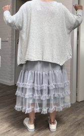 ITALIA katoen oversized zacht  gebreide top /in meerdere kleuren