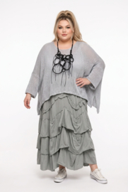 Moonshine oversized  acryl gebreide top met een lichte glans/in meerdere kleuren