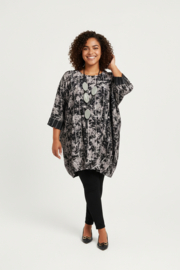 wendy trendy oversized katoen/linnen ballon jurk/tuniek