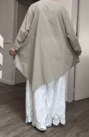 Moonshine linnen/katoen A-lijn tuniek/ geborduurd / in meerdere kleuren
