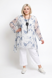 Moonshine viscose/zijde A-lijn tuniek gevoerd / in meerdere kleuren