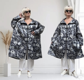 AKH A-lijn viscose mix zomerjas/apart