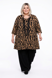 Naveed oversized viscose mix A-lijn tuniek stretch