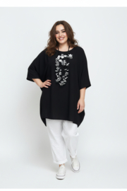 ITALIA MODA oversized viscose A-lijn top /in meerdere kleuren