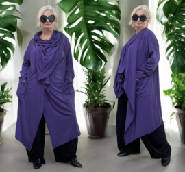 ITALIA  oversized katoen jersey tricot vest/blazer  stretch/in meerdere kleuren