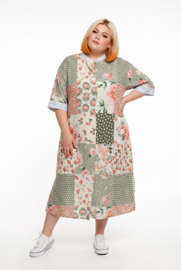 Kiwi viscose jurk/hemd /in meerdere kleuren