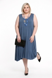 Moonshine katoen A-lijn jurk stretch