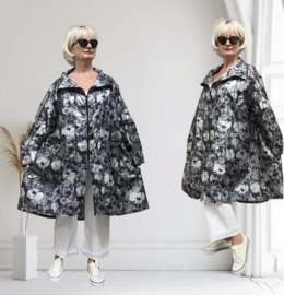 AKH A-lijn viscose mix zomerjas/apart