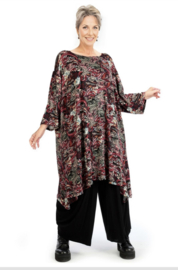 AKH oversized viscose tricot A-lijn tuniek  apart stretch