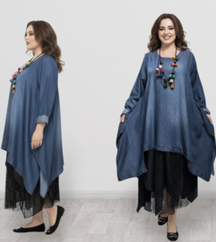 Moonshine tencel jeans  A-lijn tuniek apart