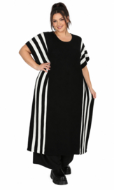 AKH oversized gebreide  tuniek/jurk  apart stretch