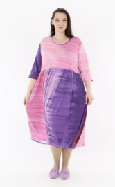 AKH viscose A-lijn jurk met zakken /apart stretch