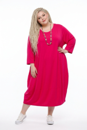 New Jersey viscose ballon jurk stretch