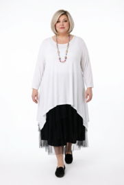 Moonshine oversized viscose A-lijn tuniek stretch