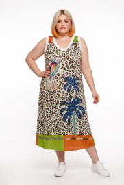 ITALIA MODA viscose A-lijn jurk stretch