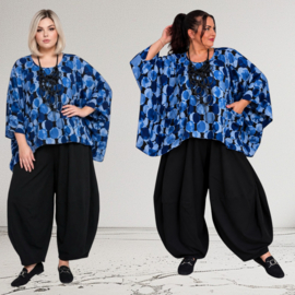 Naveed  oversized viscose punta jersey top