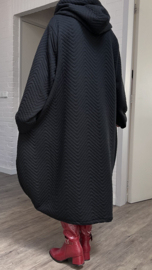 Moonshine viscose  ballon tussenjas/blazer apart/stretch/zwart /in meerdere kleuren