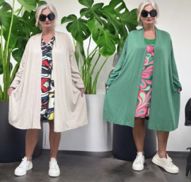 SISSY oversized gebreide van zachte viscose vest/in meerdere kleuren