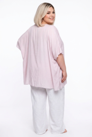 ITALIA Moda oversized viscose tuniek/poncho/niet doorschijnend
