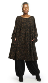 AKH oversized A-lijn viscose jurk  /stretch