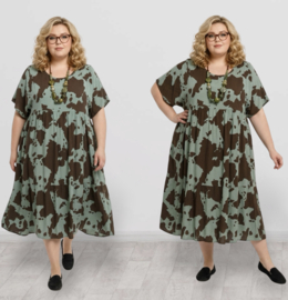 ITALIA MODA viscose A-lijn jurk