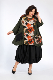 ITALIA viscose mix A-lijn tuniek stretch