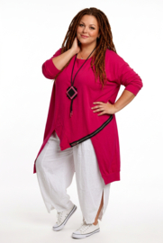 ITALIA MODA oversized katoen A-lijn tuniek stretch/in meerdere kleuren