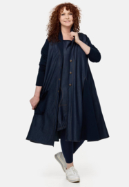 dYb jersey viscose /tencel jeans A-lijn tussenjas /stretch