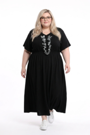 LaCasa Moda oversized viscose A-lijn jurk / in meerdere kleuren