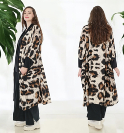 AKH oversized viscose vest/blazer apart stretch