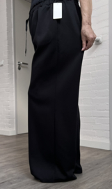 ITALIA  winter viscose broek apart/ veel stretch/ zwart