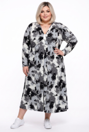 ITALIA MODA  viscose A-lijn jurk /stretch