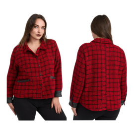 KEKOO design katoen mix korte blazer