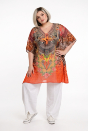 ONE OF A KIND  viscose zomer poncho/tuniek