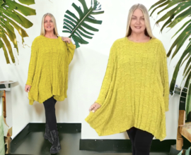 amandine oversized  super zacht bouclé gebreide tuniek/top/in meerdere kleuren