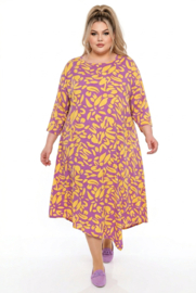 AKH oversized viscose A-lijn zomerjurk /apart