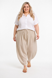 ITALIA MODA oversized mousseline katoen broek apart/in meerdere kleuren