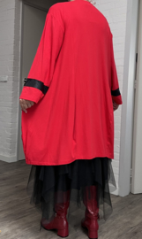 New Jersey viscose A-lijn jurk/tuniek extra wijd/ stretch